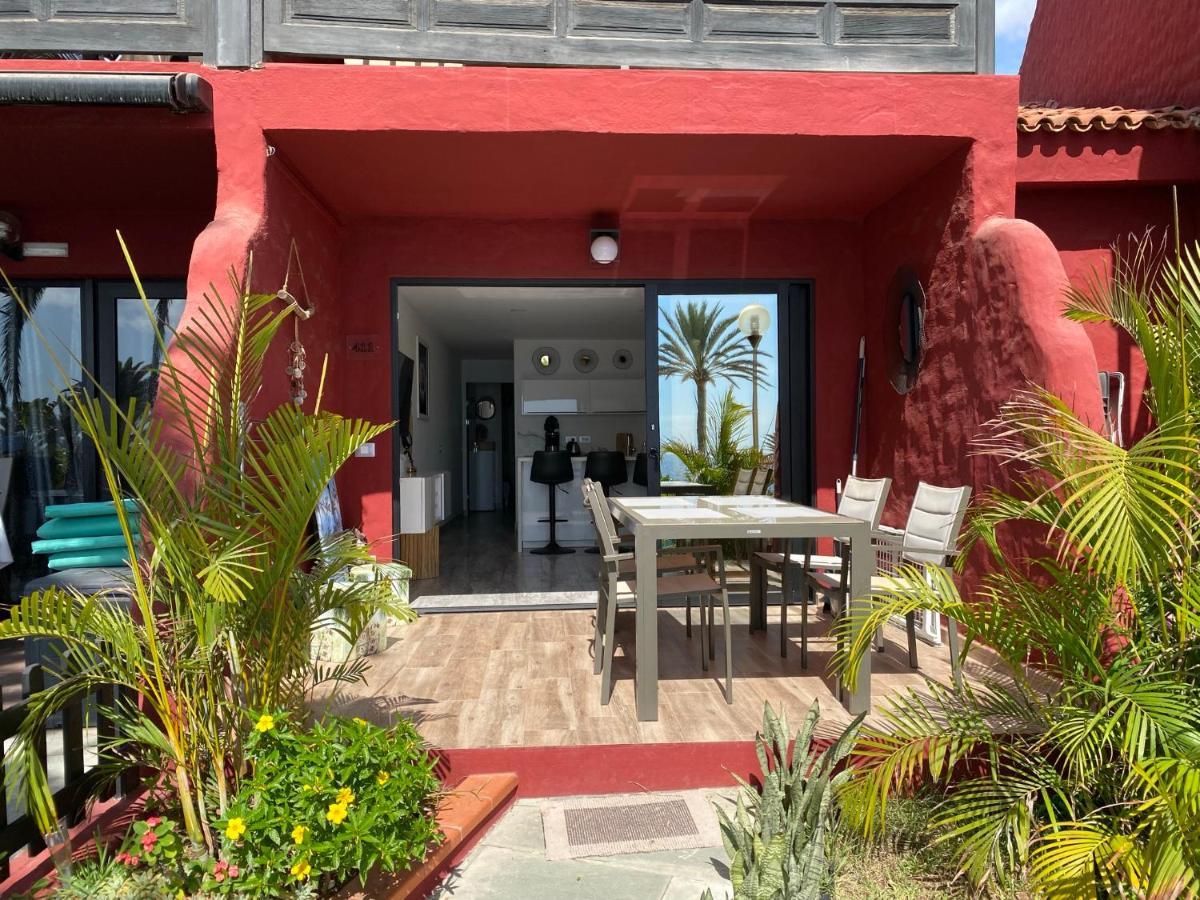 First Beachline Deluxe With Garden And Terrasse In Sun Club San Bartolome de Tirajana  Exterior photo