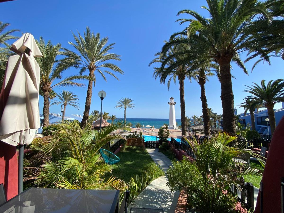 First Beachline Deluxe With Garden And Terrasse In Sun Club San Bartolome de Tirajana  Exterior photo