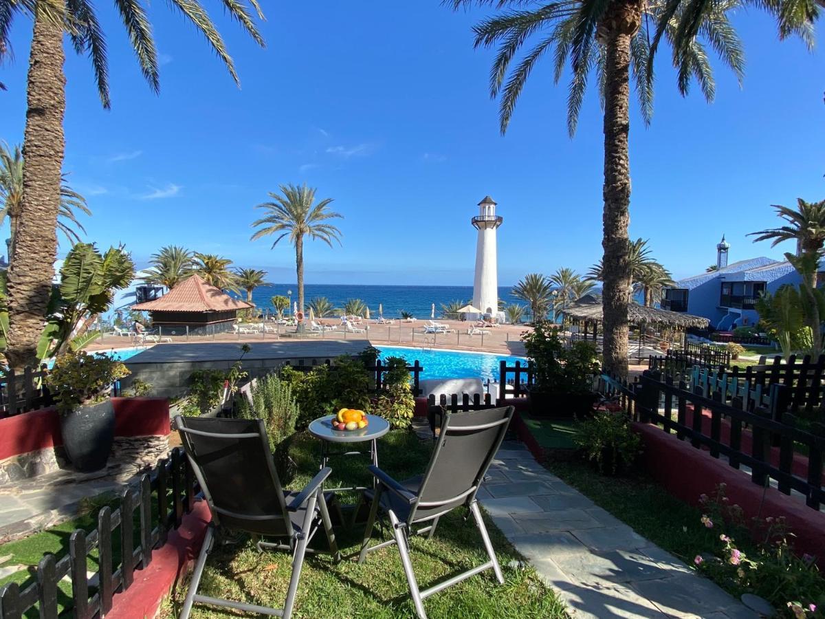 First Beachline Deluxe With Garden And Terrasse In Sun Club San Bartolome de Tirajana  Exterior photo